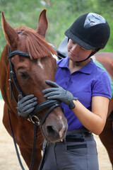 Girl and horse