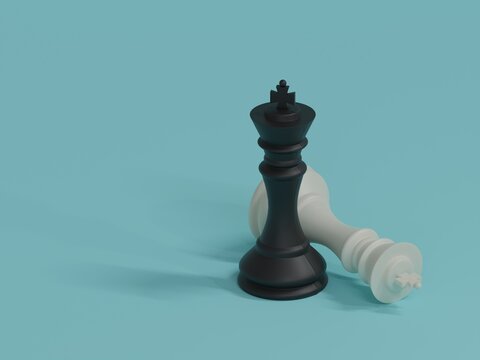 chess pieces on the board