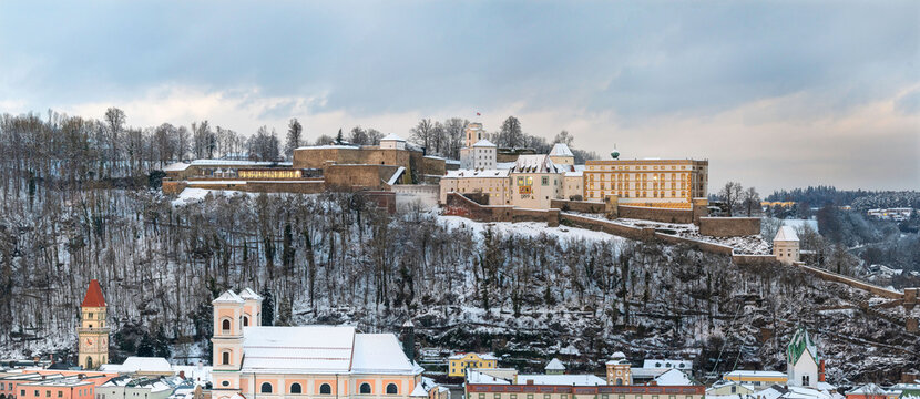 Passau Veste Oberhaus im Winter
