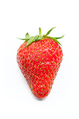 Red berry strawberry isolated on white background- Image