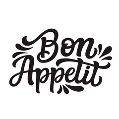 Bon appetit. Hand lettering