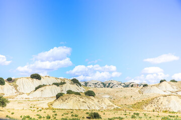 Desert landscape of Aliano badlands in Basilicata, southern Italy