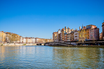 Les quais de Saône à Lyon
