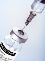 syringe and medicine bottle for injection