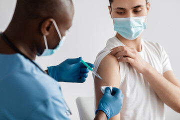 Vaccination against covid-19 epidemic, health protection procedure and immunization