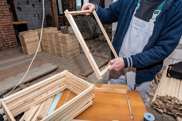 Production of Bee hive frames Beekeeping Equipment