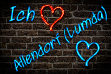 Obraz premium Allendorf (Lumda)