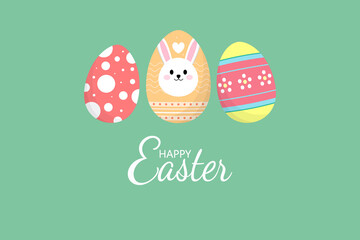 Easter day background vector illustration.Usable for Banners, posters, cover design template, social media template.