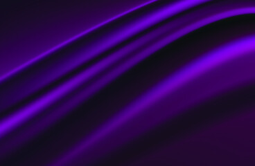 Fototapeta premium modern abstract violet background. Dark blue silk fabric curtain background. Vector illustration.