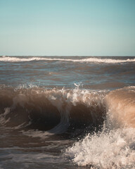 Obraz premium colorful wawes of the ocean