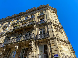 Fototapeta na wymiar Immeuble ancien à Bordeaux, Gironde