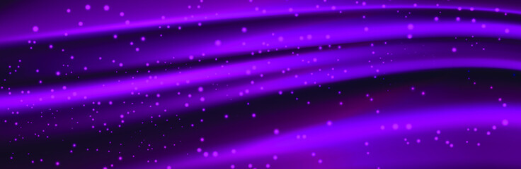 modern abstract 
violet background with glitter. Dark purple silk fabric curtain background. Vector illustration.