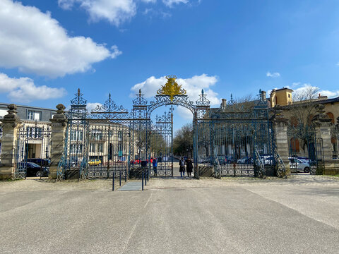 Grille du parc bordelais &agrave; Bordeaux, Gironde