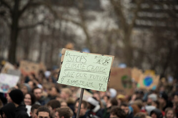 Demonstration, Hamburg, Fridays for Future, Klima, Demo, Schild, Plakat