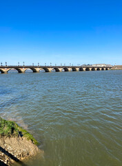 Fototapeta na wymiar Pont de Pierre à Bordeaux, Gironde