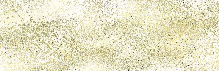 light background with gold sequins. modern banner. vector illustration