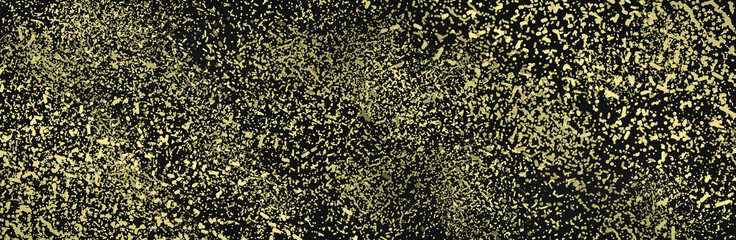 light background with gold sequins. modern banner. vector illustration