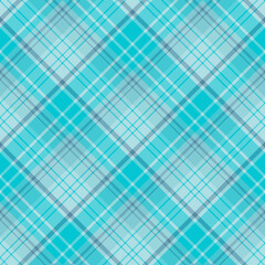 Fototapeta premium Seamless pattern in blue colors for plaid, fabric, textile, clothes, tablecloth and other things. Vector image. 2