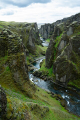 Fototapeta na wymiar Fjadrargljufur Iceland