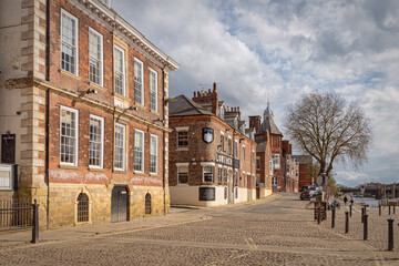 Fototapeta premium Waterfront scene.