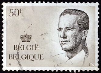 Postage stamp Belgium 1984 King Baudouin, Belgian king