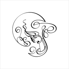 Obraz premium Diwali Diya Pen Ink Style Sketch Greeting, Festival Of Light, Symbolic Victory Of Light Over Darkness, Good Over Evil