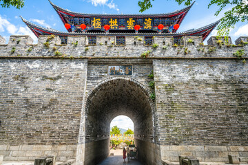 Dali old town Cangshan gate view Dali Yunnan China