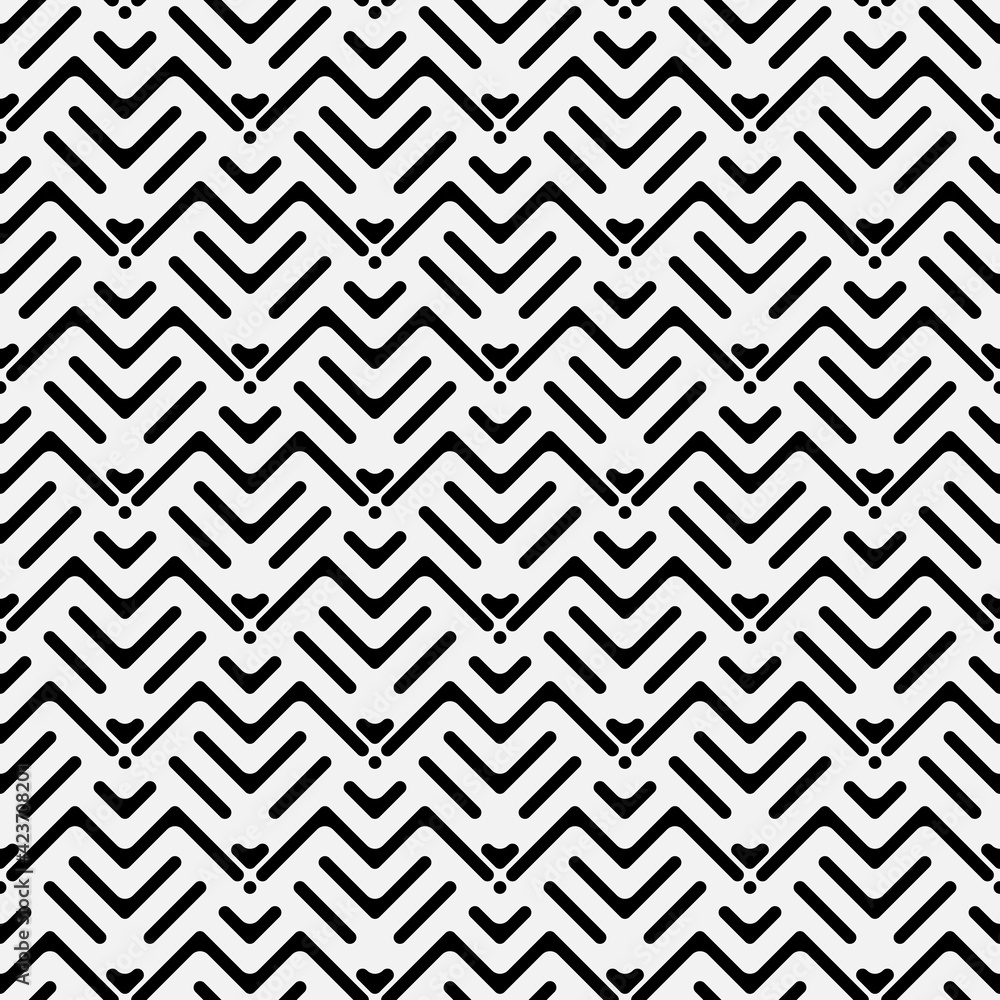 Aufkleber rounded ornament rhombuses. vector seamless diagonal rhombus pattern.