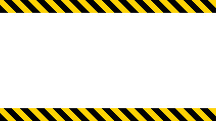 Barricade tapes or hazard tapes. Warning. The concept of an accident or hazard zones. Vector illustration