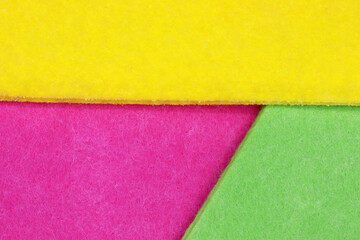 Fototapeta premium colored sponge cloths for cleaning