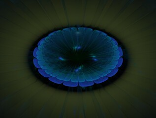 Fototapeta premium Imaginatory fractal background generated Image