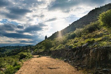 landscape in the mountains