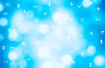 christmas background with snowflakes
