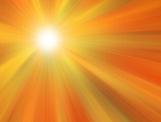 orange sun rays background