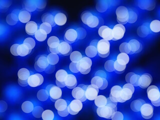 blue bokeh abstract background