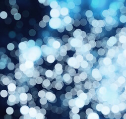 blue bokeh background