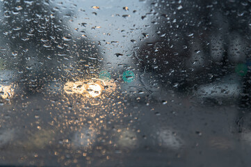 rain drops on window