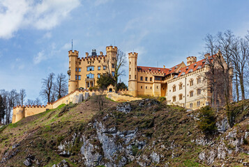 Fototapeta premium Old Hohenschwangau Castle in Germany