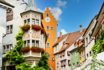 Obraz premium Altstadt Meersburg am Bodensee