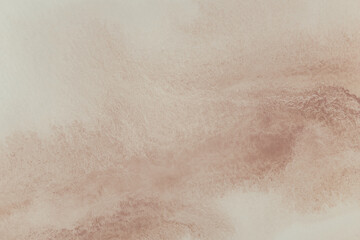Fototapeta premium Hand drawn watercolor abstract background. Beige color. Retro, vintage paper