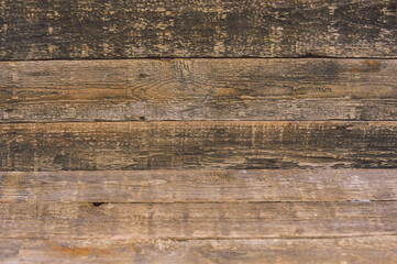 Texture, background. Close-up, old wooden wall.
