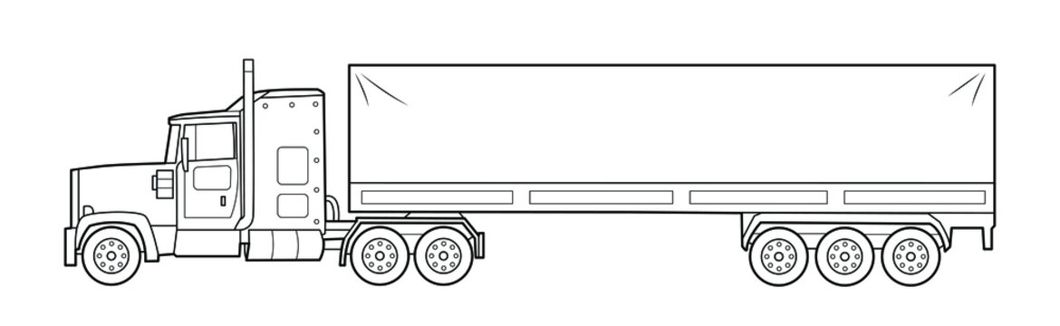 Lorry Sketch Vector Images (over 1,200)