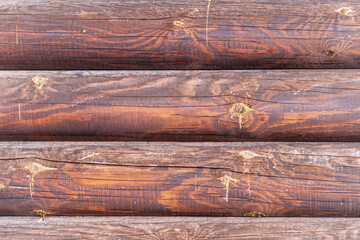 Horizontal Log wall texture