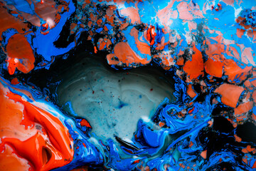 Fototapeta na wymiar Acrilic color painting abstract background