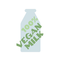 eco friendly bulb. 100% vegan milk