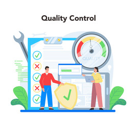Software testing concept. Application or website code test process.