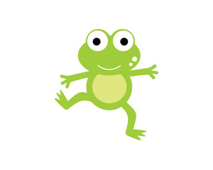 cartoon frog character