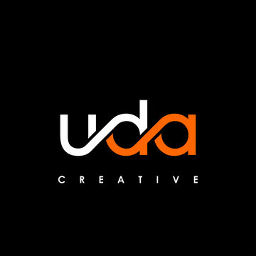 UDA Letter Initial Logo Design Template Vector Illustration