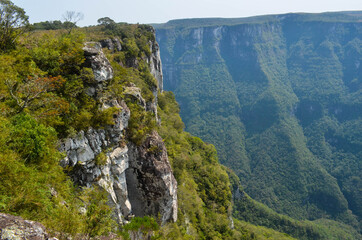Naklejka premium waterfall in the mountains