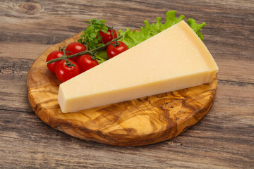 Italian traditional parmesan cheese triangle